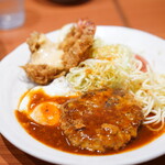 洋食屋マック - ハンバーグ＆海老フライ