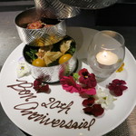 エクアトゥール - 26年2月　結婚20周年記念のデコレーション☆