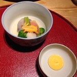 出汁仕立て朝倉冷菜