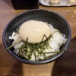 麺らいけん - 玉ごはん220円