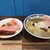 むかん 初台 - 料理写真:ある日の限定麺煮干しラーメンと肉丼。