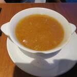中国料理 桃李 - ふかひれスープ・上海蟹味噌入り