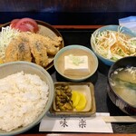 Ajiraku - イワシフライ定食様　900円税込　全貌　※野菜たっぷりが嬉しい♡