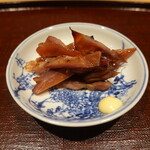 鳥匠 いし井 - もも肉、風干し冷燻仕上げ