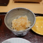 鳥匠 いし井 - 箸休めの鬼おろし