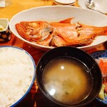 Atami Ginza Osakana Shokudou - 《金目鯛定食～刺身と煮魚～》