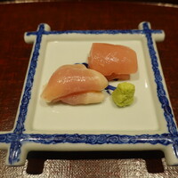 鳥匠 いし井 - お造り(鳥刺し)、ささ身昆布〆、胸肉きずし