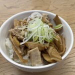 麺屋 ようすけ - スタミナメンマ丼480円