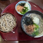 松本蕎麦店 - 釜揚げ蕎麦と割子蕎麦
