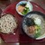 松本蕎麦店 - 料理写真:釜揚げ蕎麦と割子蕎麦