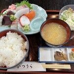 かつうら久七丸 - 刺身定食