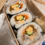 鮨 うみから - 朝ごはんに、太巻き♪これで今日も頑張れる♪