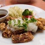 デニーズ - 鶏の唐揚げみぞれ和え