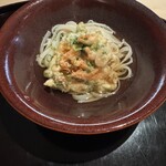 梶川 - 稲庭うどん　桜海老のかき揚げ