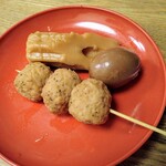 Nihombashi Otakou Honten - ちくわぶ、たまご、軟骨入り鶏団子