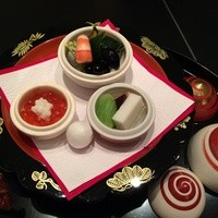 ＨＡＮＡ吉兆 - 松花堂弁当（先付）