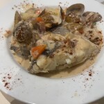 祖父江料理店 - 真鯛のクリーム煮