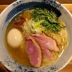 Kamodashi Chuukasoba Menya Yoshiki - 特製最上鴨の中華蕎麦（塩）