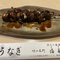 満寿家 - うな肝焼き
