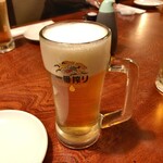 Kushikatsu Senri - 取り敢えずビールで乾杯♪