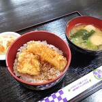 Yanagawa Tei - ミニ丼（イカ天丼）500円