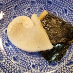 天史朗鮨 - 平貝磯辺焼き、塩と醤油で