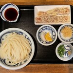 石川うどん - 生醤油うどん　ちくわ天