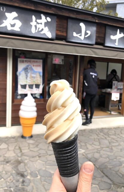 白石城小十郎茶屋 - 白石（ソフトクリーム）の写真