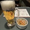 やきとん558 - 生ビール､お通し