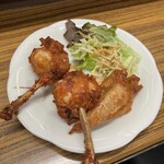 立呑み処 入部酒店 - 若どりチューリップ唐揚げ
