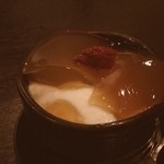 和洋創作厨房ビズ - 〆の杏仁豆腐のジャスミンジュレ