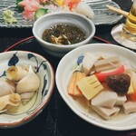 海彦 - なじらねセット（のっぺ・もずく酢・バイ貝）