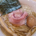 Chuukasoba Tsubomi - 煮干しそば(玉子入り)1250円
