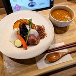 Spice and Vegetable 夢民 - 8種の野菜カレー　1,200円