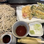 Fukune - ・野菜天もり(1300円)