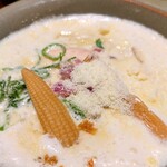 RAMEN FACTORY TORISETSU - 〘鶏白湯WHITE(パルメザンチーズトッピング)〙