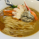 紅ズワイガニらぁ麺 まるはち屋 - 