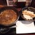 もちもちうどんの巌流島 - 料理写真:昭和牛カレーうどん　ちくわ天とごはんのセット