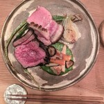 Seminare 輕井澤 - ジビエ盛りにルーコラのペースト