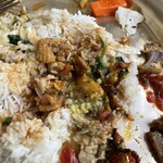 アンナプルナ - 混ぜながら食べる