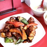 中華飯店 - 黒醋糖醋肉（黒酢酢豚）1,000円
