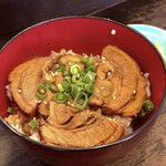 La・麺喰亭 - セットのミニチャーシュー丼