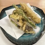 和食 様様 - 茄子のつくねはさみ天