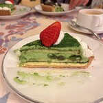 キル フェ ボン グランメゾン銀座 - 京都府宇治市産“辻喜”抹茶のショートケーキタルト¥1,058