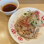 いろり庵きらく 新松戸店 - 花椒香るピリ辛肉つけそば