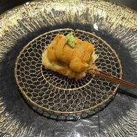 串揚げPyon - 子持ち昆布　生雲丹