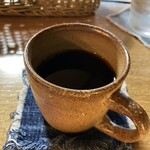 野菜が主役の古民家レストラン 花果菜 - 備前焼カップ。