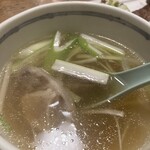 一隆 - 牛タン焼き定食（ミニテールスープ）