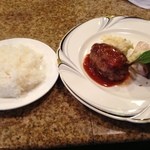 神戸パリ食堂 - ランチA:魚料理と肉料理(スープ、パンまたはライス付き)600円！