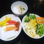 料理２　野菜＆ご飯
